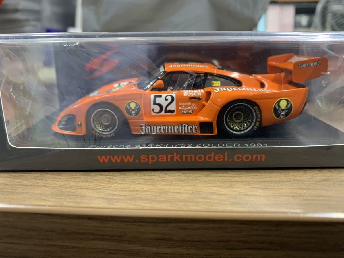 スパーク 1/43 ポルシェ 935 K4 No52 ZOLDER 1981 Porsche スパーク 0