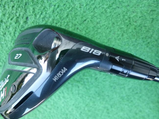 タイトリスト 818 H1 27度 MCI 黒 70-Sシャフト MCI ユーティリティ
