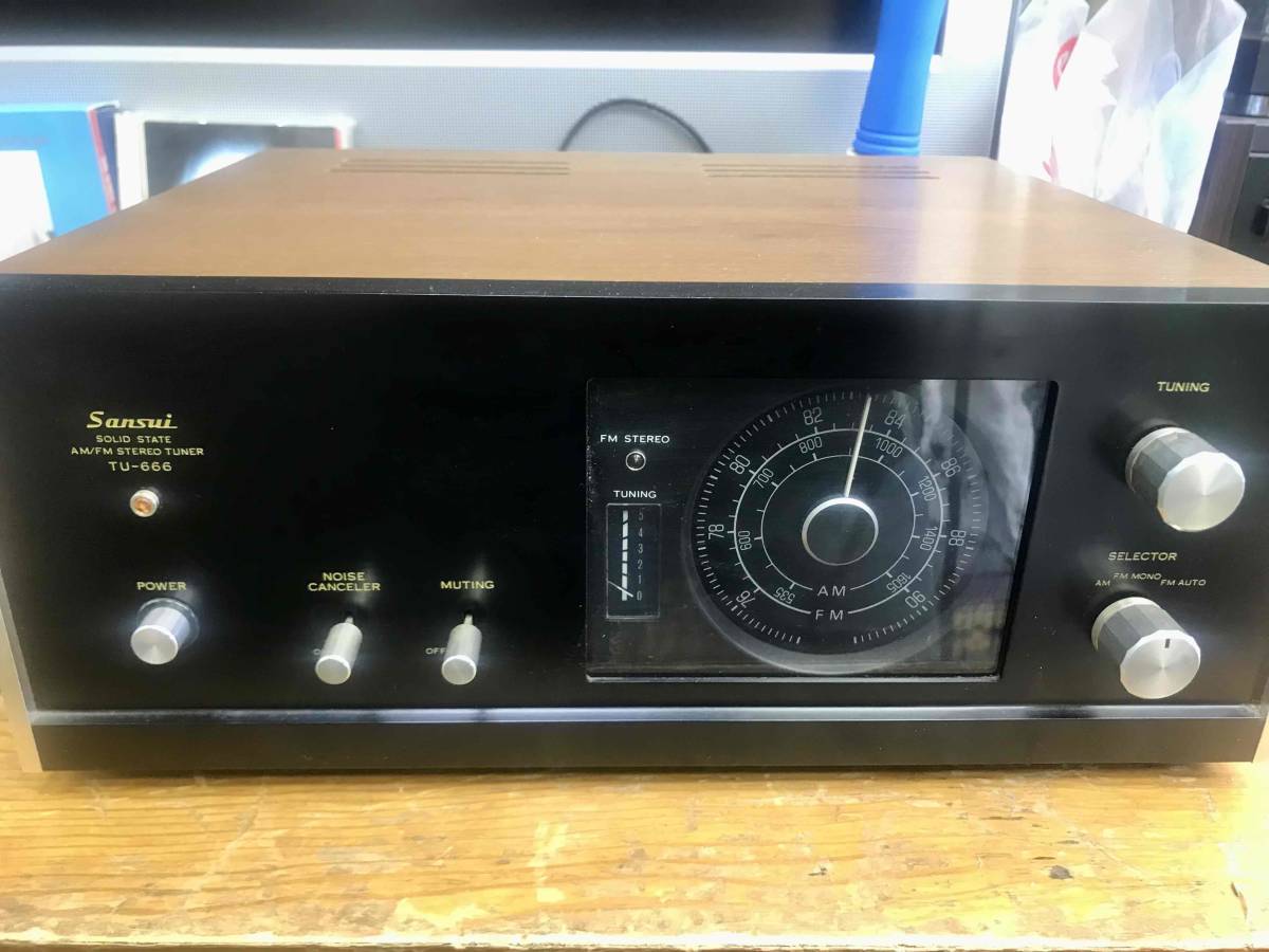 TU-666 Sansui Tuner サンスイ FM AM - ステレオチューナー｜Yahoo