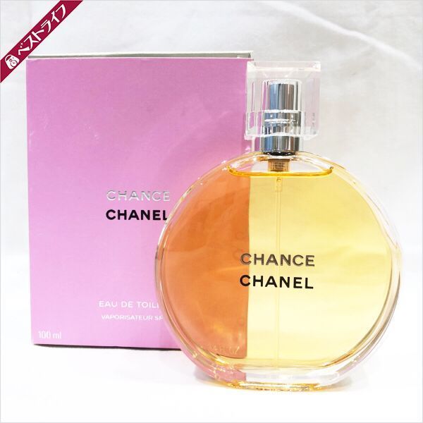 香水 ほぼ満量 CHANEL CHANCE チャンス オードトワレ 100ml h