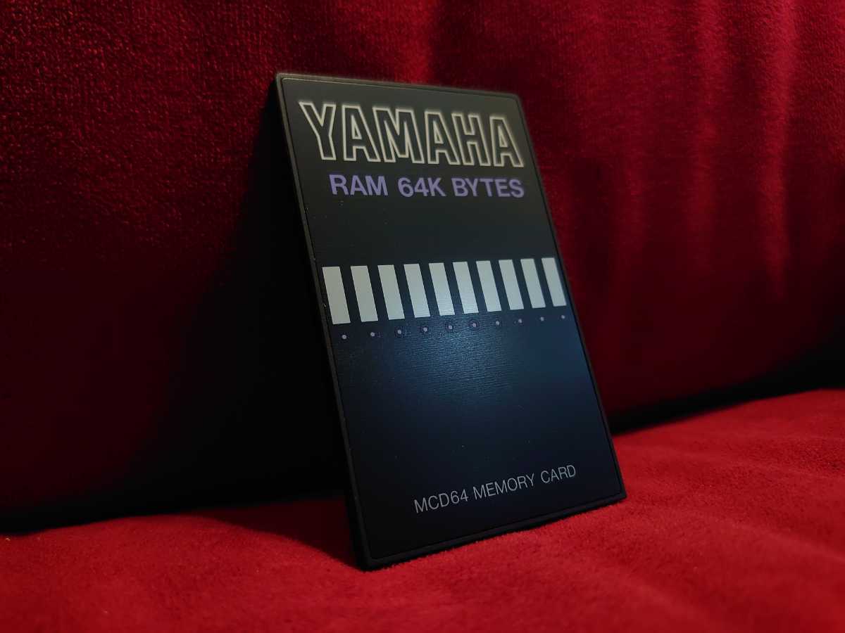 MCD64 RAM Yamaha Memory Card 64K BYTES | Reverb CARD MEMORY series 