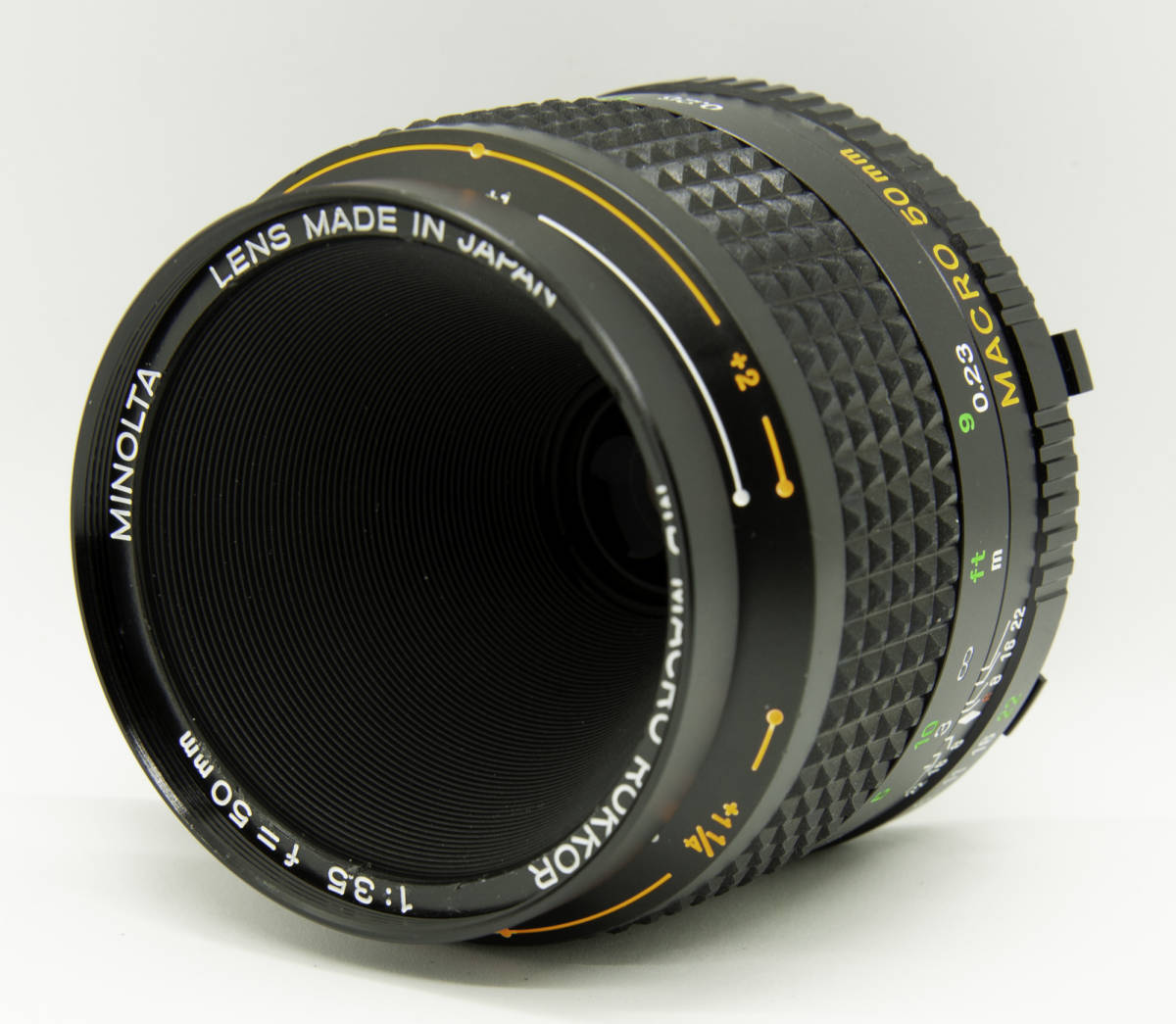 ◇Minolta ミノルタ MD Macro Rokkor 50mm F3.5及び専用接写リング