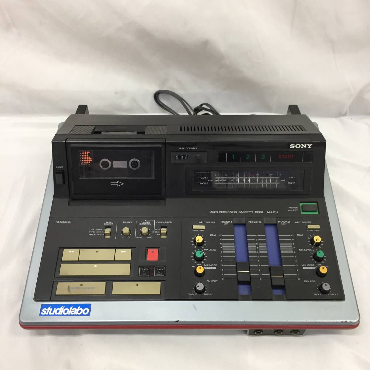 「希少」SONY マルチレコーディングカセットデッキ MU-D11 本体 消費税無し 【1172947】SONY マルチレコーディングカセットデッキ MU-D11