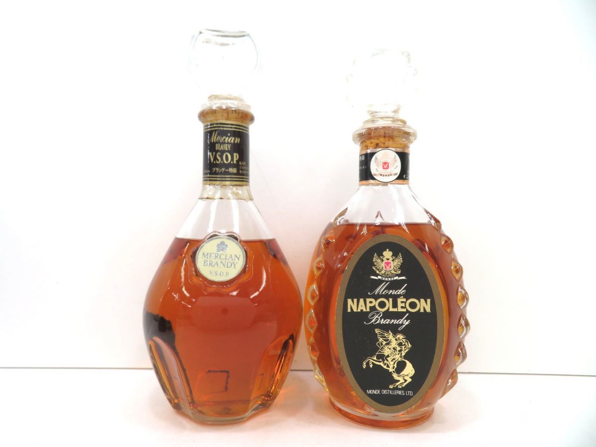 7本セット 国産ブランデー 特級（サントリー VO，ニッカ XO