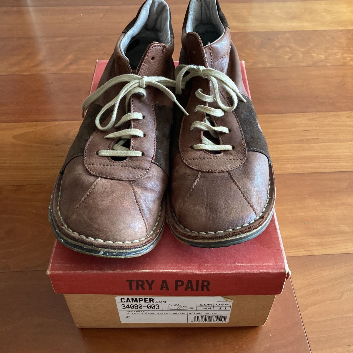 CAMPER カンペール 茶色 サイズ44 US11中古 【公式通販】