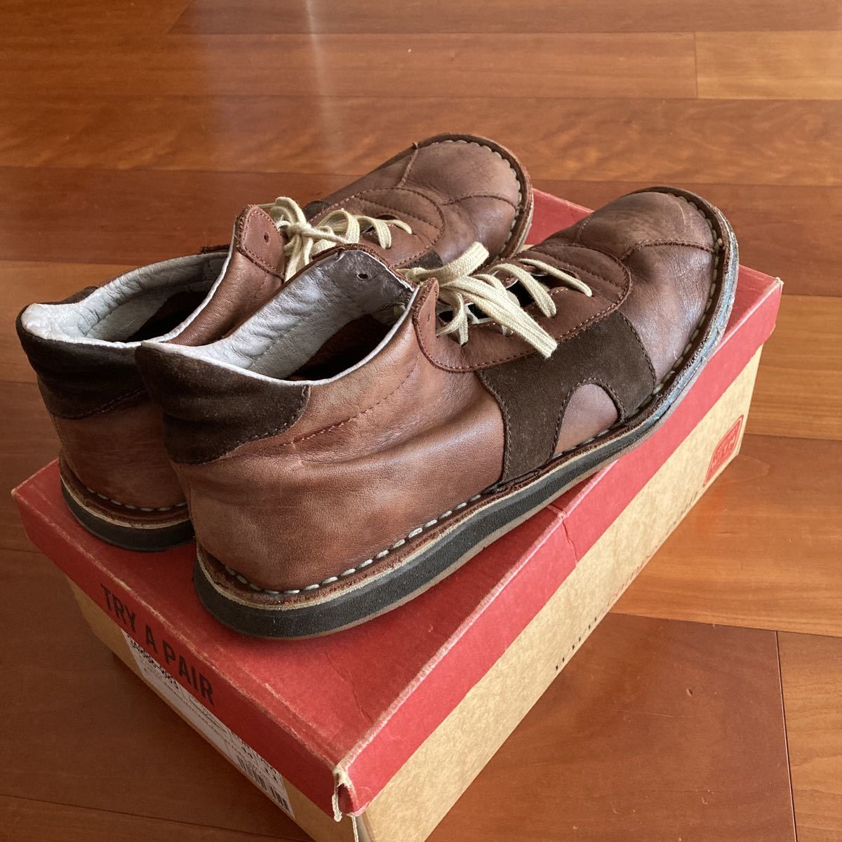 CAMPER カンペール 茶色 サイズ44 US11中古 【公式通販】