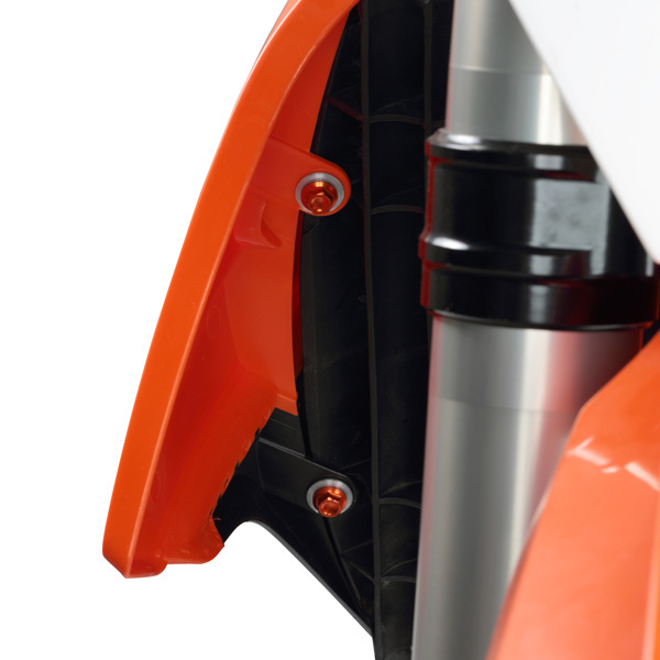 KTM 125-450SX/SX-F/XC/XC- TPI/XC-F 125-500EXC/EXC TPI/EXC-F/XC-W/XC-W TPI 用 外装アルミボルトセット 純正比50％以上軽量化 