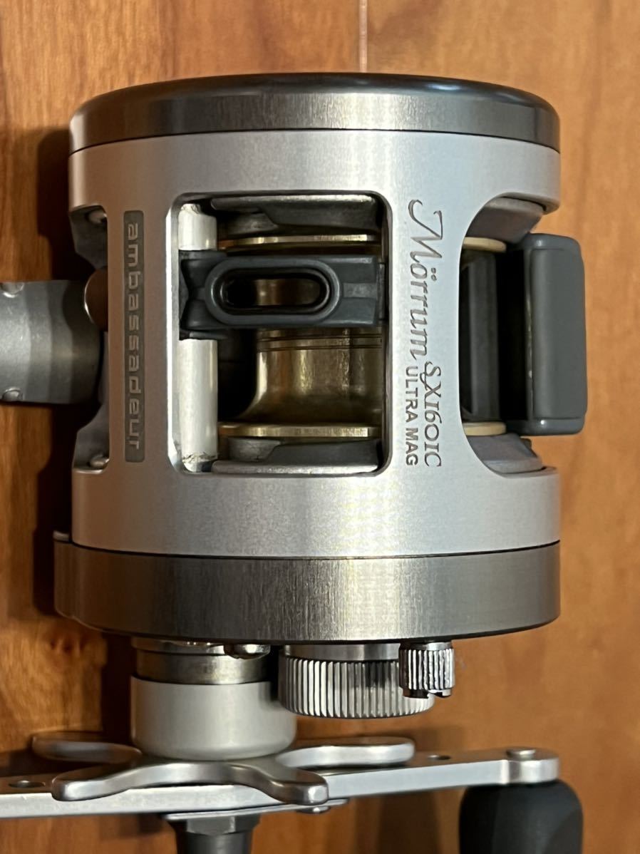 確認よう ABU モラム SX1601C ウルトラMAG改6.3:1 美品です 回転良好