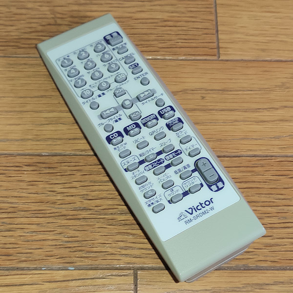 オーディオ機器 Victor Clavia RD-M2用 リモコン 【RM-SRDM2】