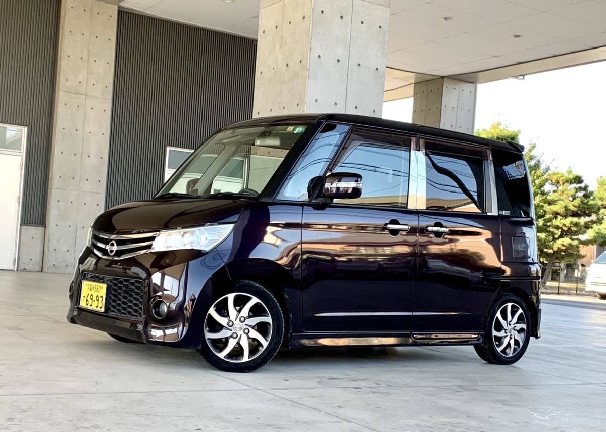 平成23年 日産 ルークス ハイウェスター ターボ! 車検4年7月まで! ワン 