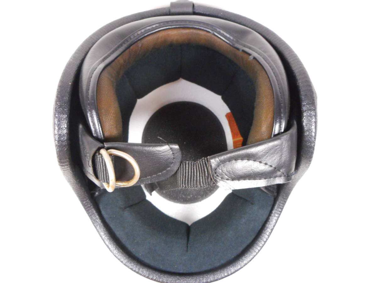ジェットヘルメット 目深加工済み M 70s BELL R-T 0 ☆ 70年代 黒 1⁄