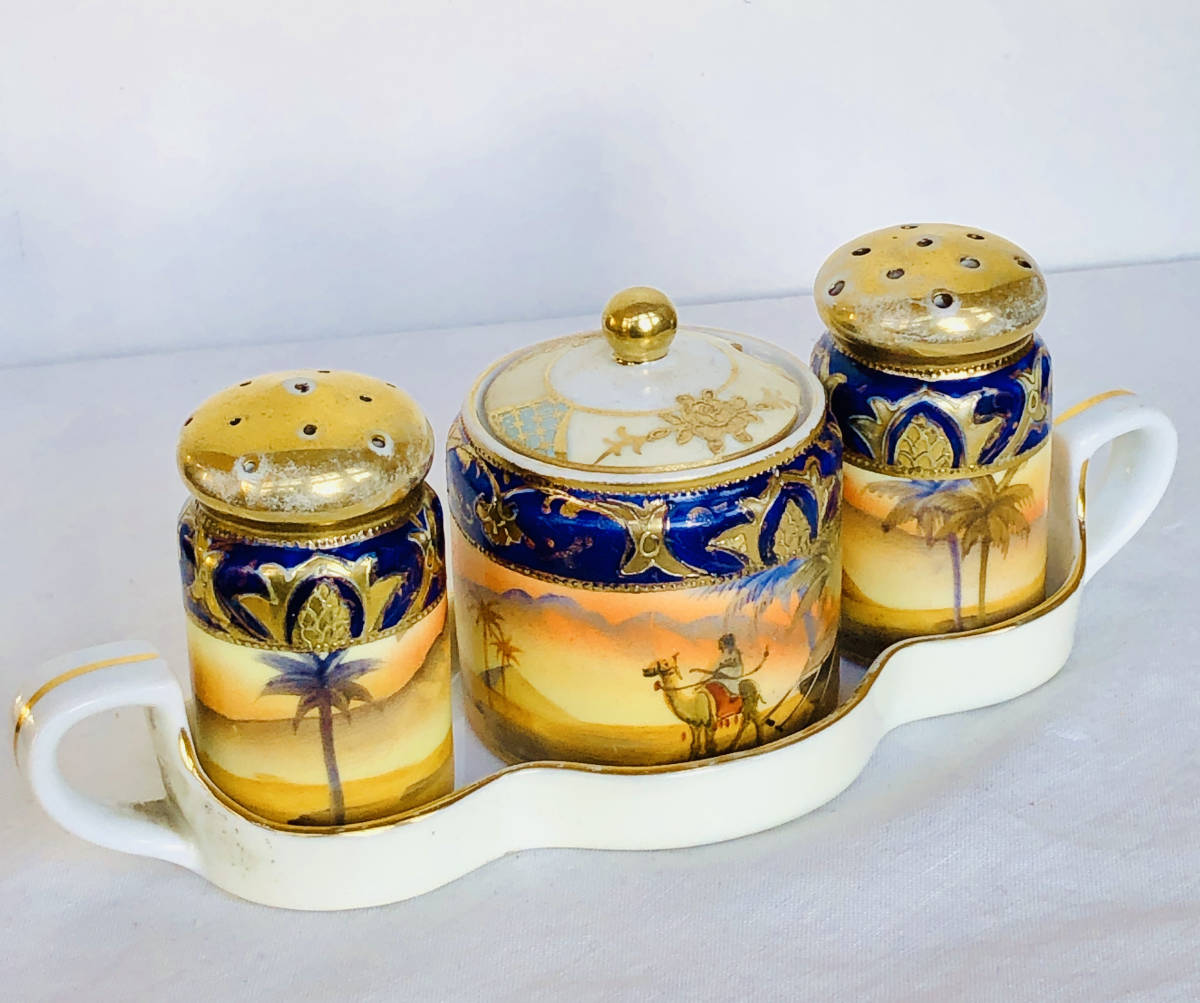 1910年代 オールドノリタケマルキ印ハンドペイントゴールド 価格