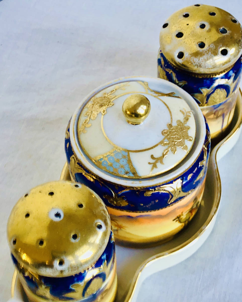1910年代 オールドノリタケマルキ印ハンドペイントゴールド 価格