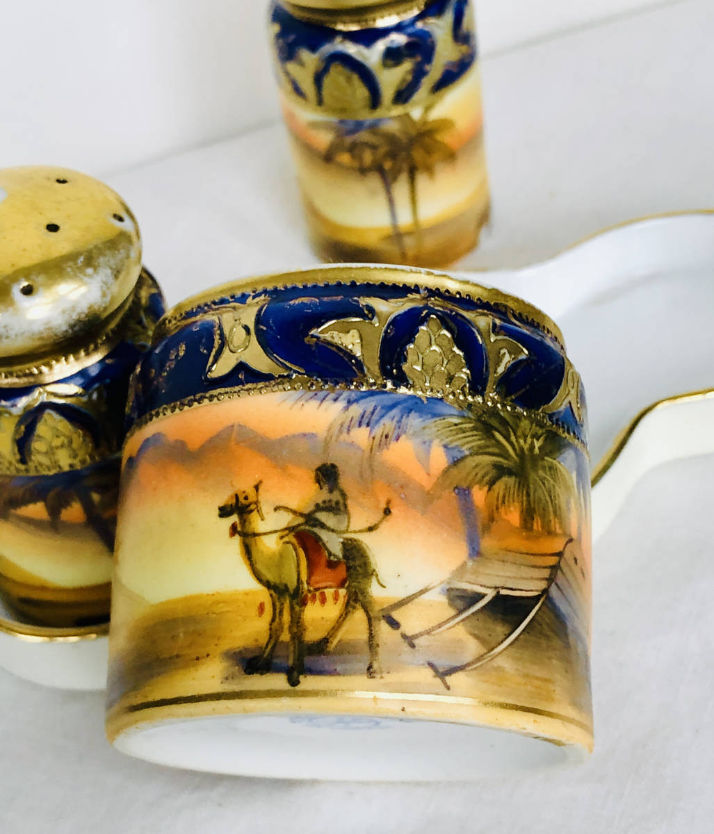1910年代 オールドノリタケマルキ印ハンドペイントゴールド 価格