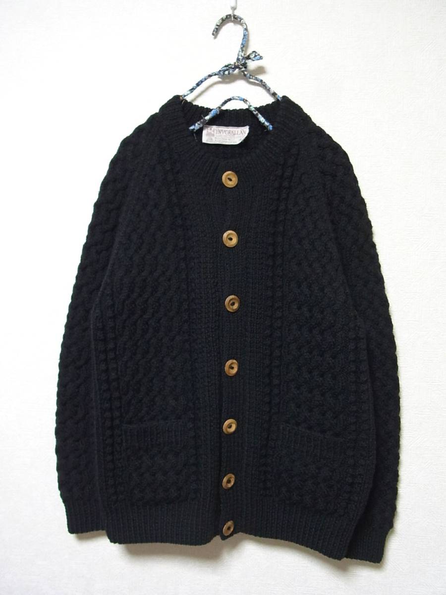 美品 インバーアラン☆INVERALLAN 4a 茶タグ ブラック 黒 ゴルファー 