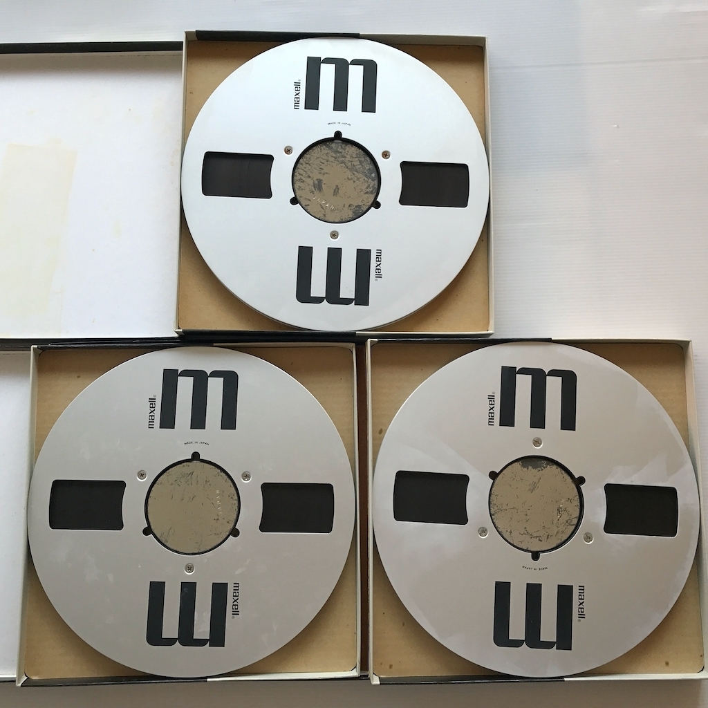 オープンリールテープ MAXELL 50-120B UDXL 3本セット 10号 オープンリールテープ MAXELL 50-120B UDXL 3本セット 10号