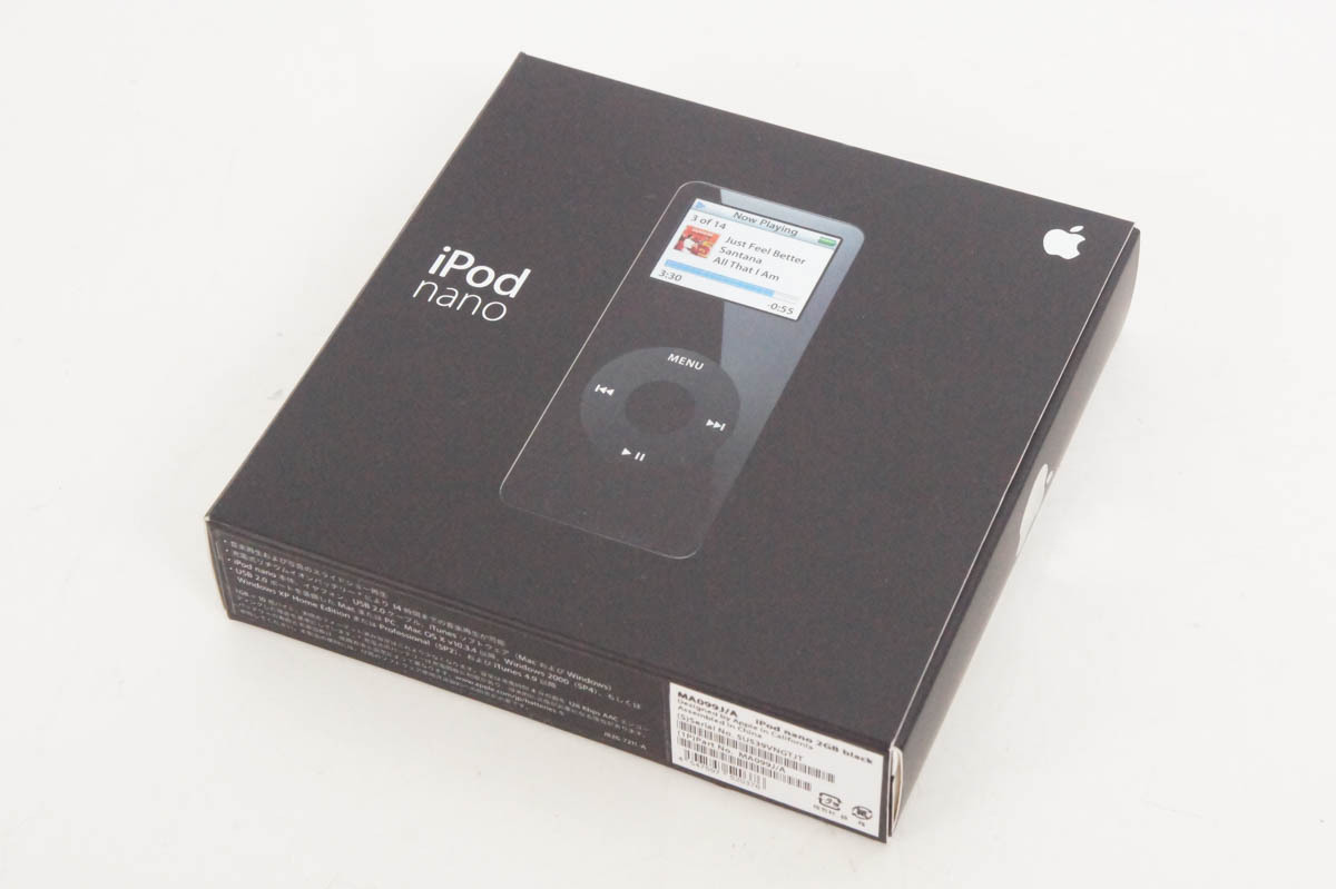 お得，定番 Apple アップル 第1世代 iPod nano 2GB MA099J/A(iPod nano)｜売買されたオークション情報、yahooの商品情報をアーカイブ公開 - オークファン アップル