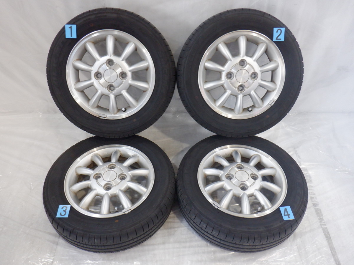 ☆良品 21年製 山あり☆ HE21S ラパン 4H 100 4.00B +45 13インチ