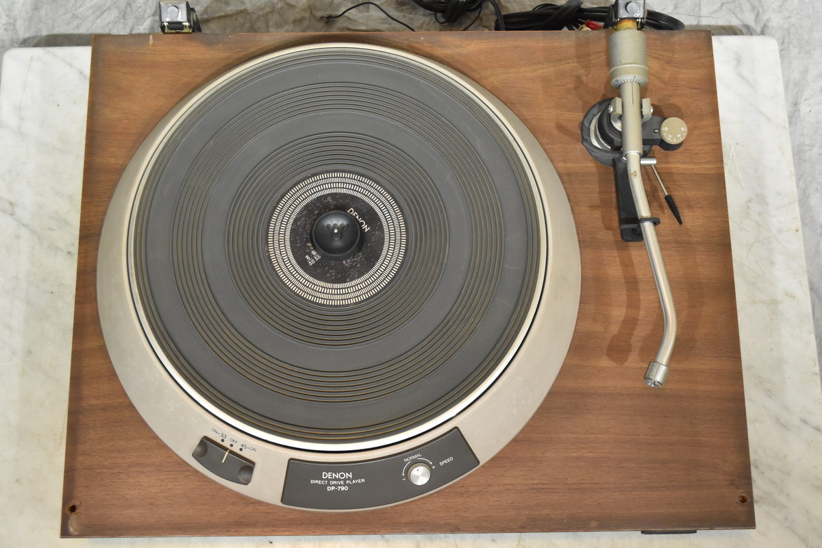DENON DP-790 デノン ターンテーブル レコードプレーヤー レコード 