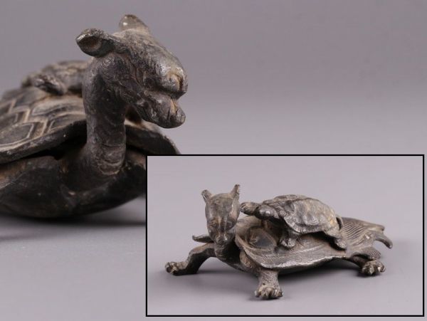 置物 中国美術 唐物 時代物 古銅造 香 香炉 古美術品 蓮形 火