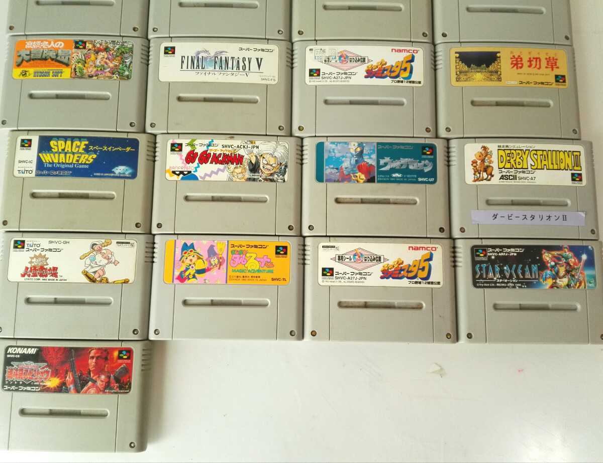 NO131 スーパーファミコンソフト（ 保存状態、悪） ジャンク 部品取り