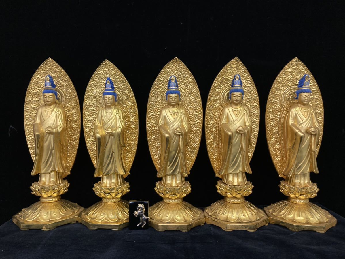 セール，定番人気 仏像まとめ 大日如来 観音仏像 木製 鍍金 サイズ34.5-13-13cm 現状渡し 日本仏教美術(仏像)｜売買されたオークション情報、yahooの商品情報をアーカイブ公開 - オークファン 仏像
