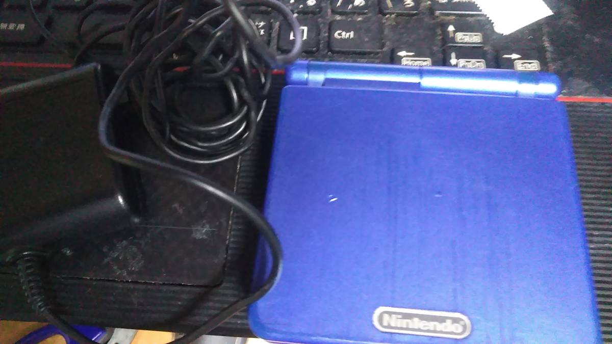 ゲームボーイアドバンス SP 本体 充電機 GBA : 充電器 本体 プラチナ