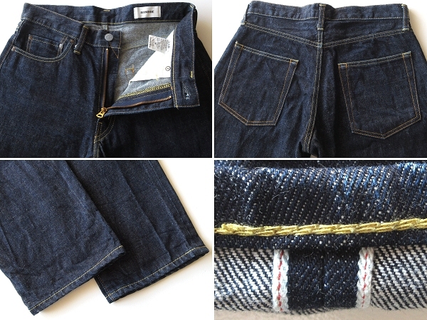 美品 板谷由夏さん着用 SINME シンメ RIGID DENIM 赤耳 セルビッジ