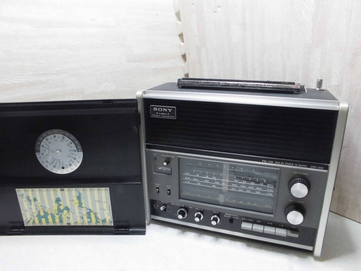 SONY ソニー CRF-200 AM/SW/FM/LW BCLラジオ WORLD ZONE 13 ワールド