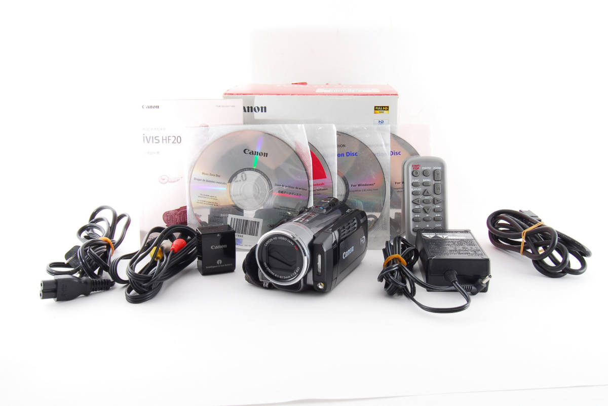 大人気ブランド ☆良品☆ CANON キャノン ivis HF20 HDビデオカメラ