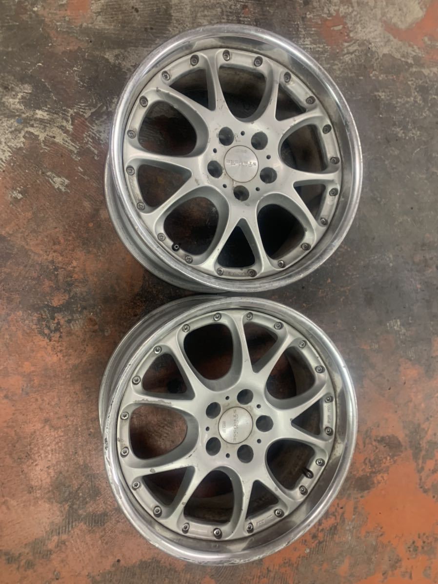 SSR エイグル ストラッセ18インチ9J SSR エイグルストラッセ 18インチ 9J＋41 2本 絶版 AGLE STRUSSE 深