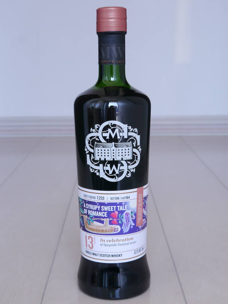 ●ロングモーン　2006　13年　2020年スペイサイド・フェス向け　シェリー樽　シングルカスク　カスクストレングス　62.3度　/　SMWS 7.233