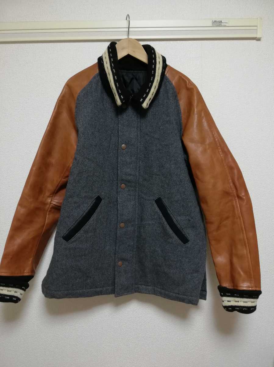 即決】TROPHY CLOTHING カーコート 38 レザー スタジャン トロフィー 