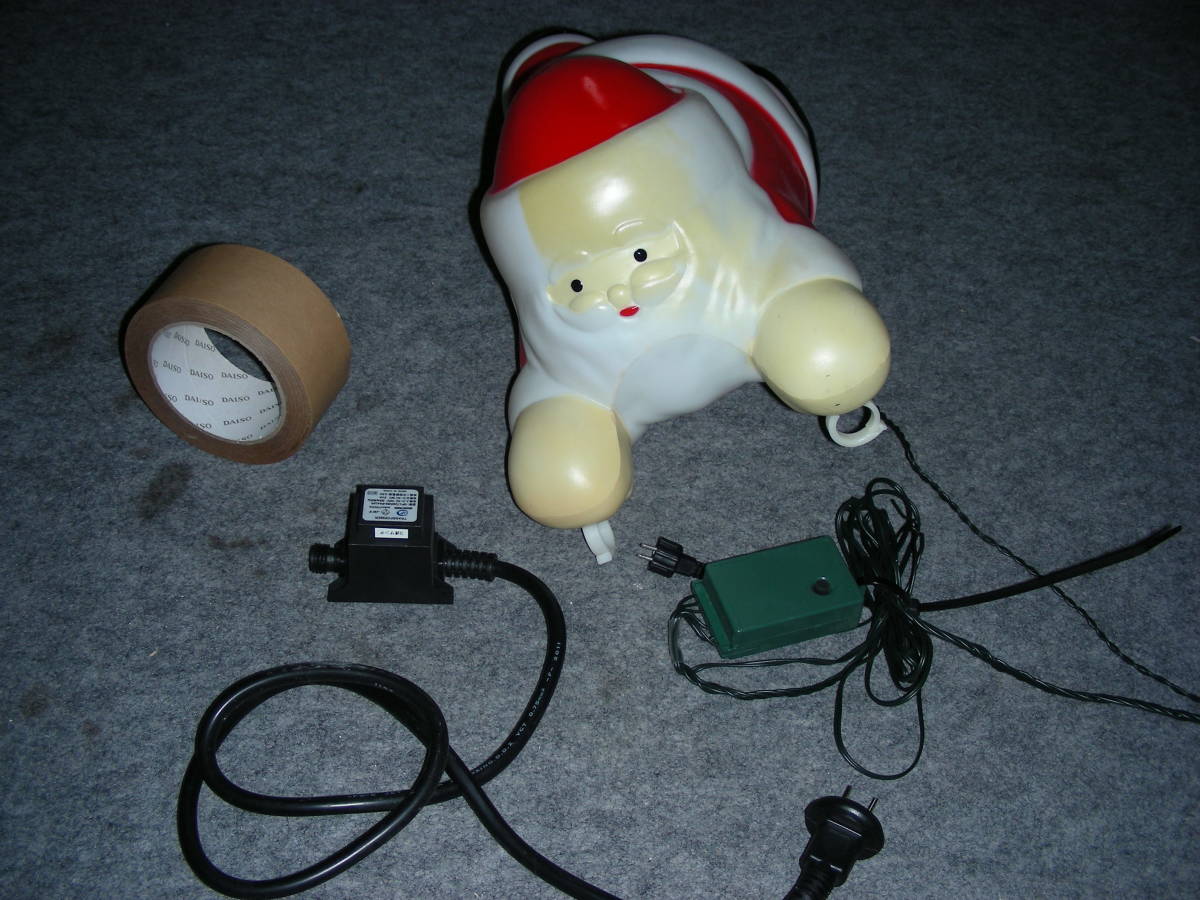 LED はしごサンタ 3P クリスマス モチーフライト イルミネーション 180cm サンタ ３連 はしごサンタ ブローライト クリスマス ３P(Blow LED 0