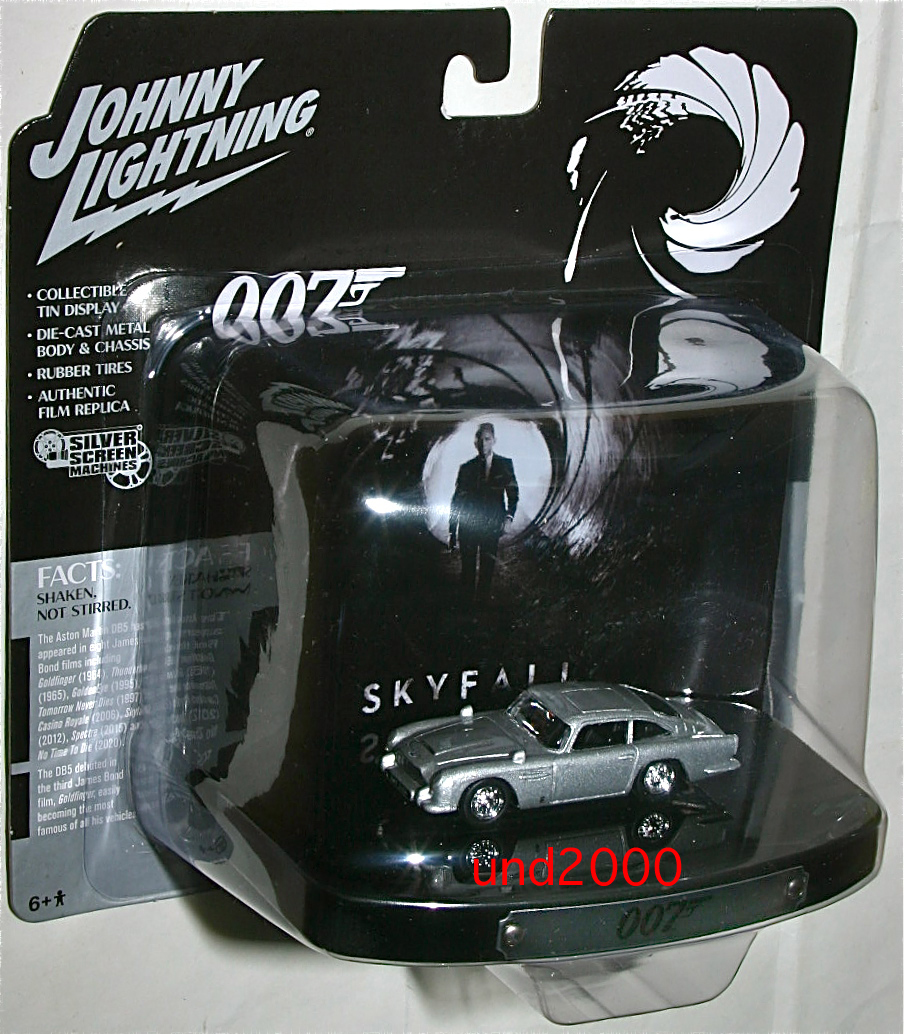 ジョニーライトニング　007シリーズ　6台セット Lightning Johnny 007 James Bond Aston Martin DB5 Skyfall Set Tin 0