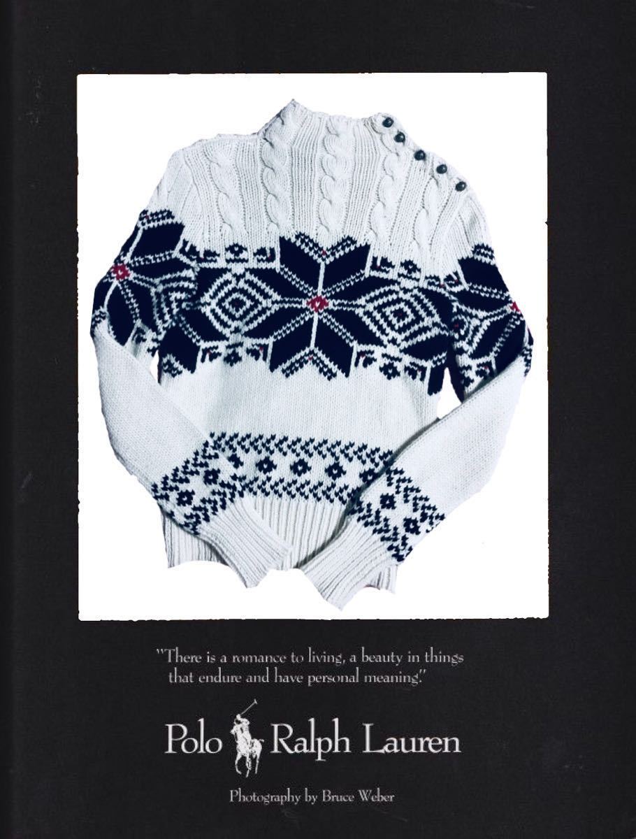 RALPH LAUREN ラルフローレン ノルディック 雪結晶 ニットセーター