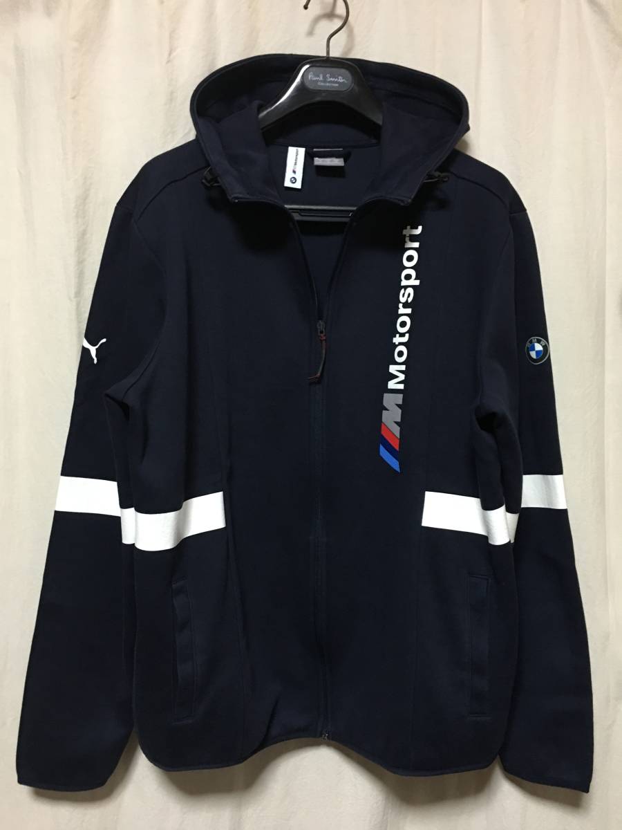 PUMA BMW Motorspors プーマ ビーエムダブリュー モータースポーツ パーカー 濃紺 XL