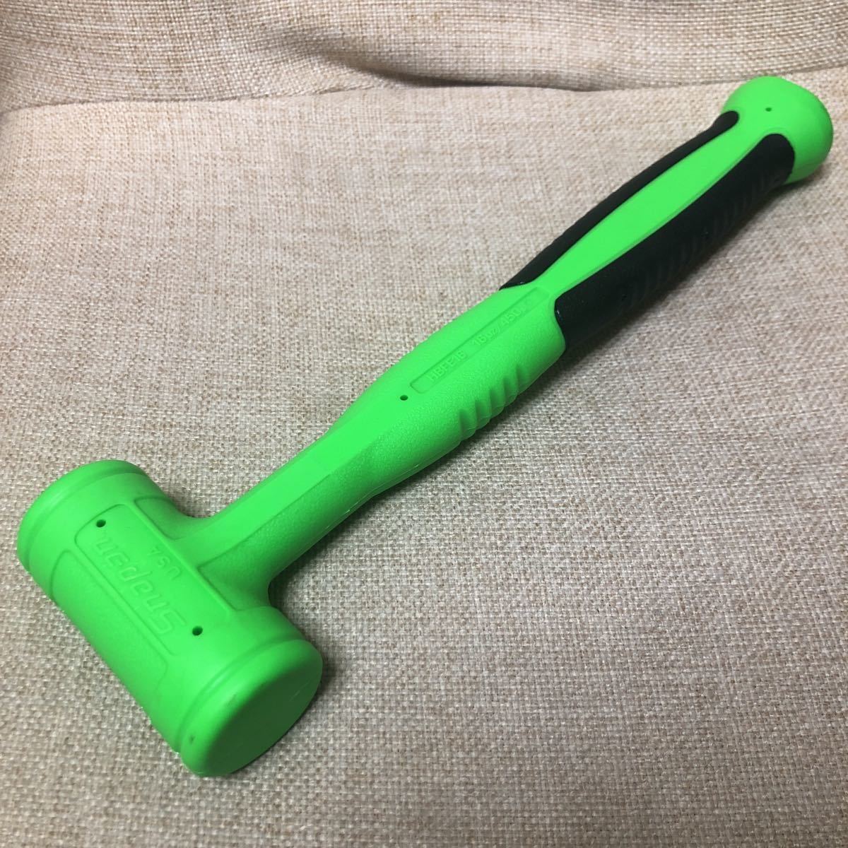 新品　限定　スナップオン　ショックレスハンマー プラハン　プラスチック　デッドブロー　16Oz グリーン　HBFE16 Snap-on 無反動 