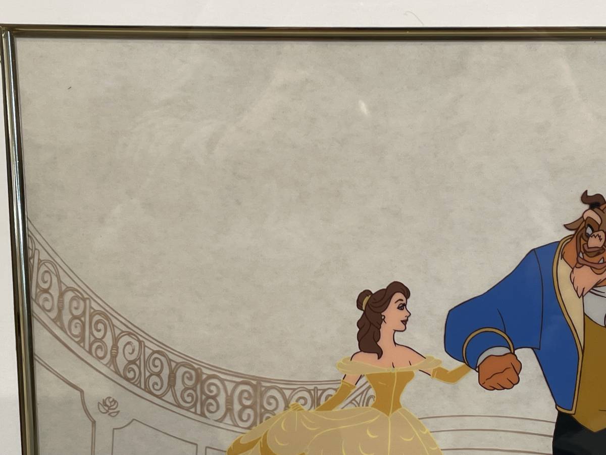 Disney beauty and the Beast 美女と野獣 セル画 the Beast Beauty