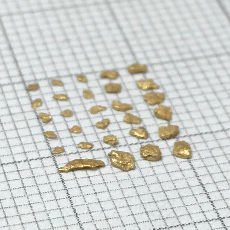 ☆砂金☆北海道新十津川町産☆ 29粒 0.11g