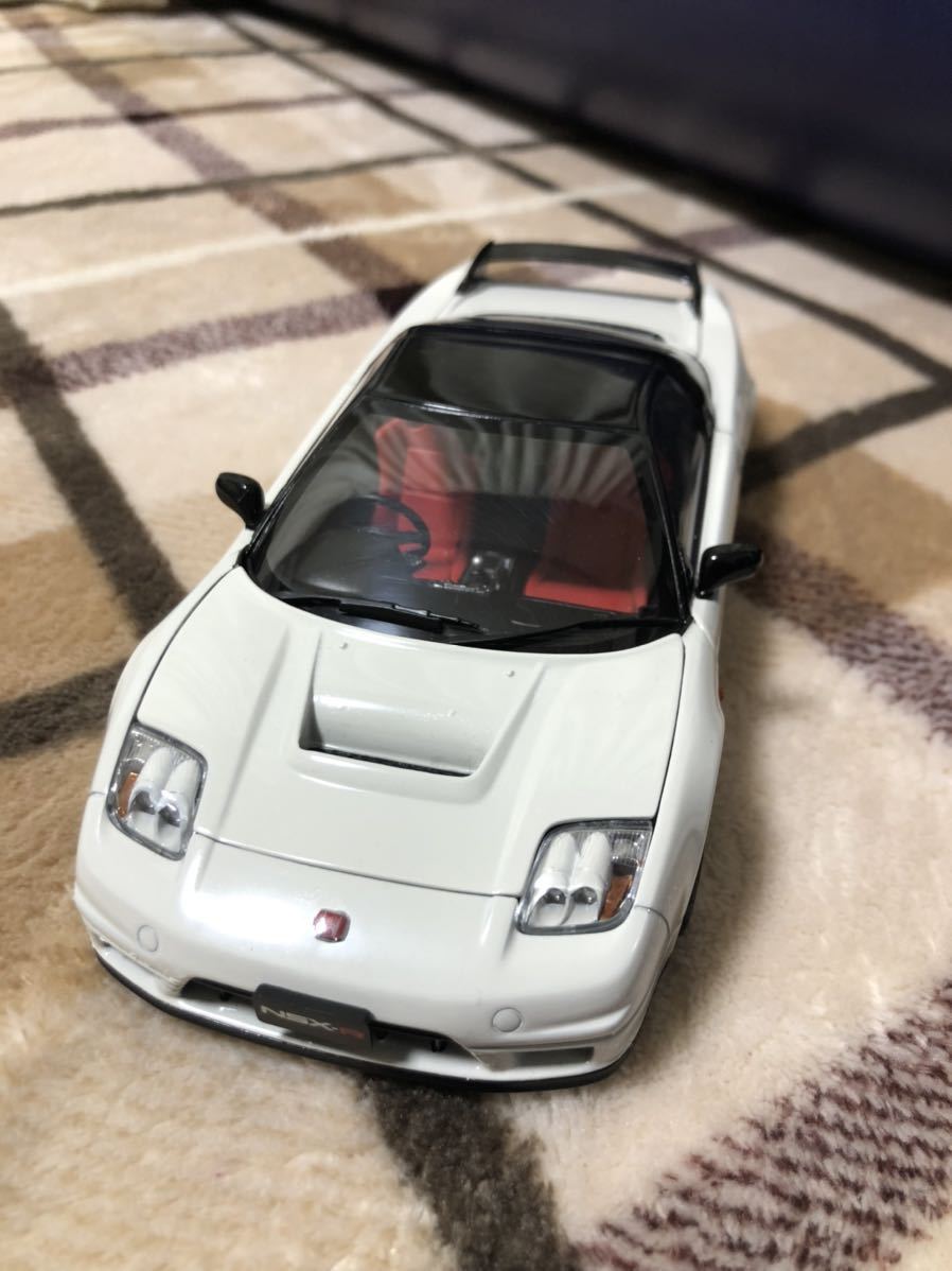 エブロEBBROホンダNSX-R1/24プレミアムコレクションホワイト中古品 エブロEBBROホンダNSX-R1⁄24プレミアムコレクションホワイト中古品