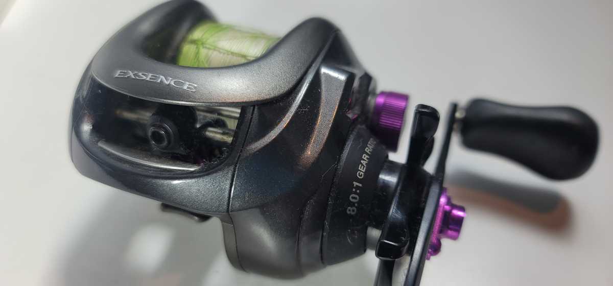 シマノ SHIMANO EXSENCE DC 8.0:1 GEAR RATIO 中古現状品 ベイトリール 