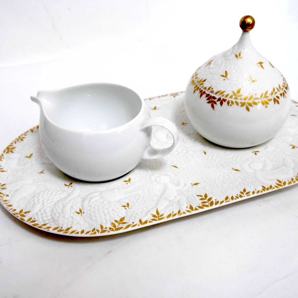 ローゼンタール　ドイツ食器28枚セット Rosenthal ローゼンタール 0 カップ&ソーサー 金彩 中古 洋食器
