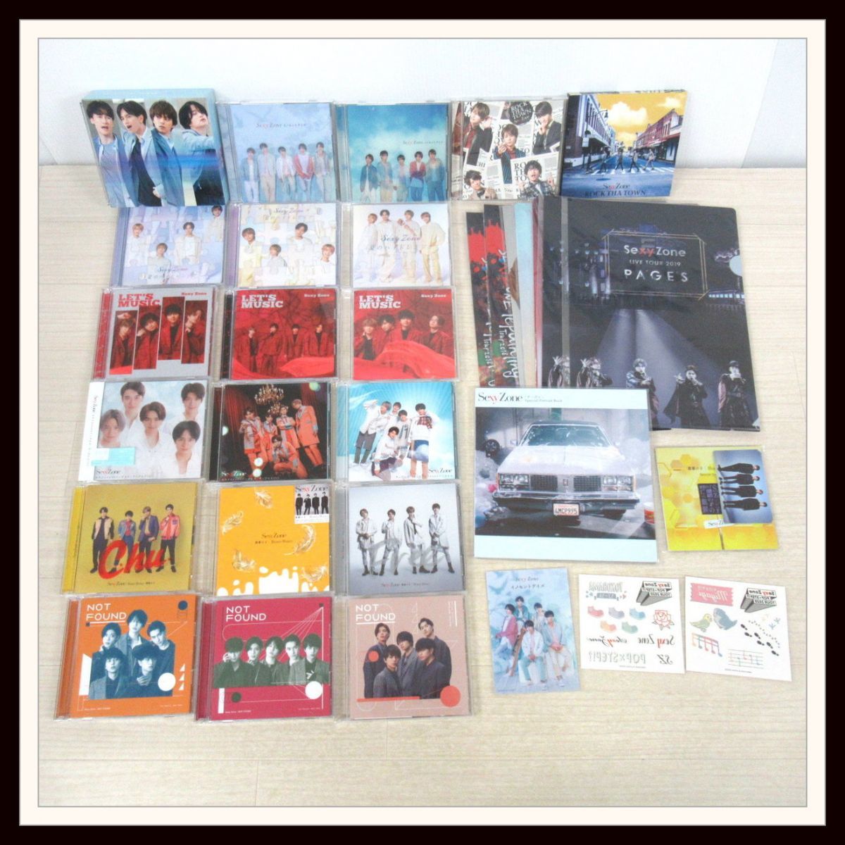 Sexy Zone CDセット購入特典付 /ROCK THA TOWN/カラクリ/NOT FOUND