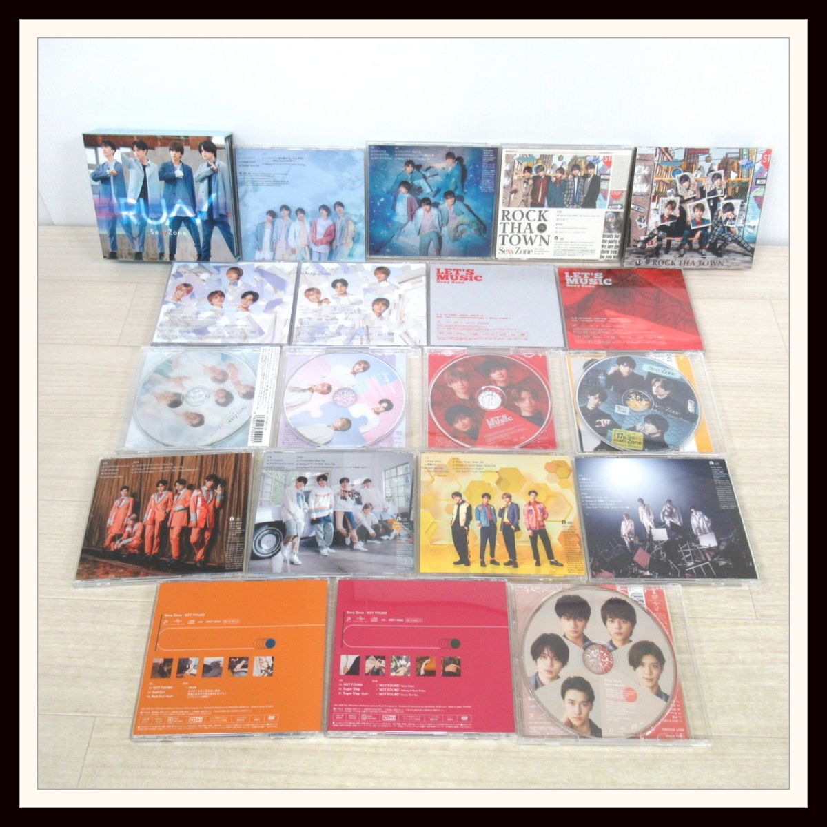 Sexy Zone CDセット購入特典付 /ROCK THA TOWN/カラクリ/NOT FOUND
