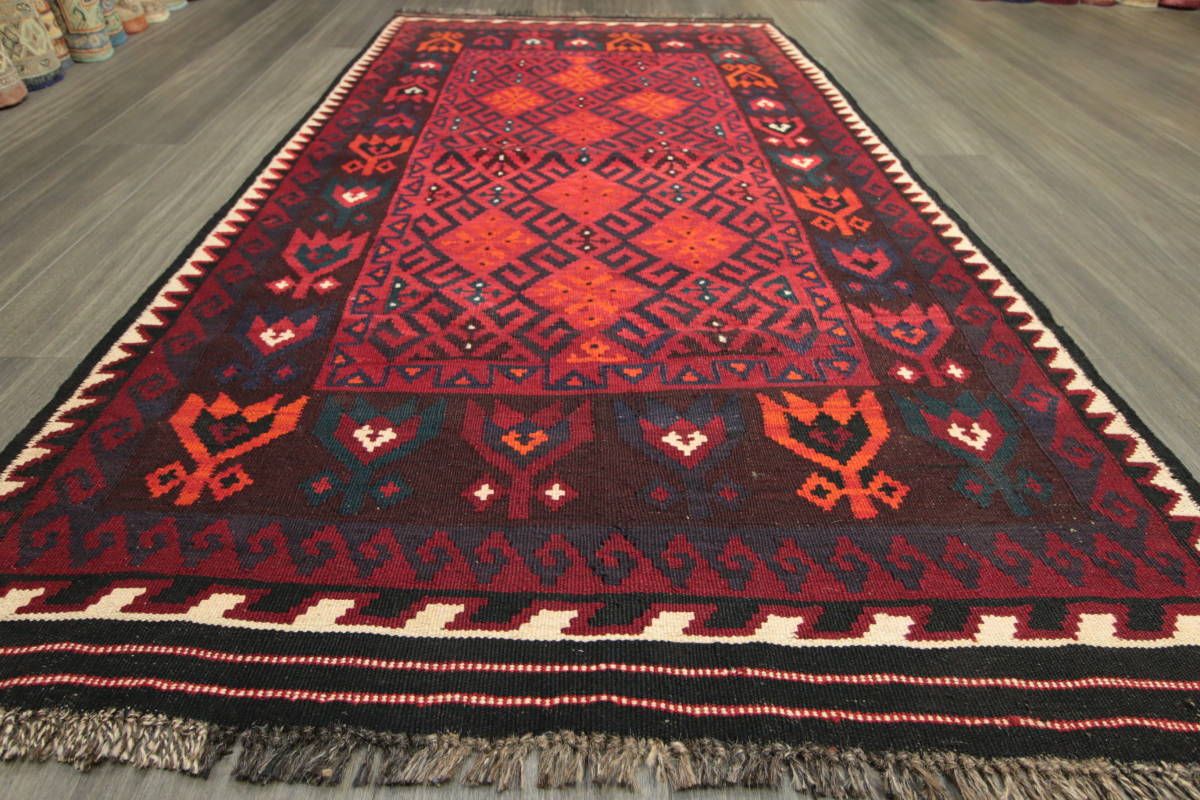 アフガニスタン ヴィンテージキリム　1990s アフガニスタン ヴィンテージキリム 1990s vintage Kilim rag mat