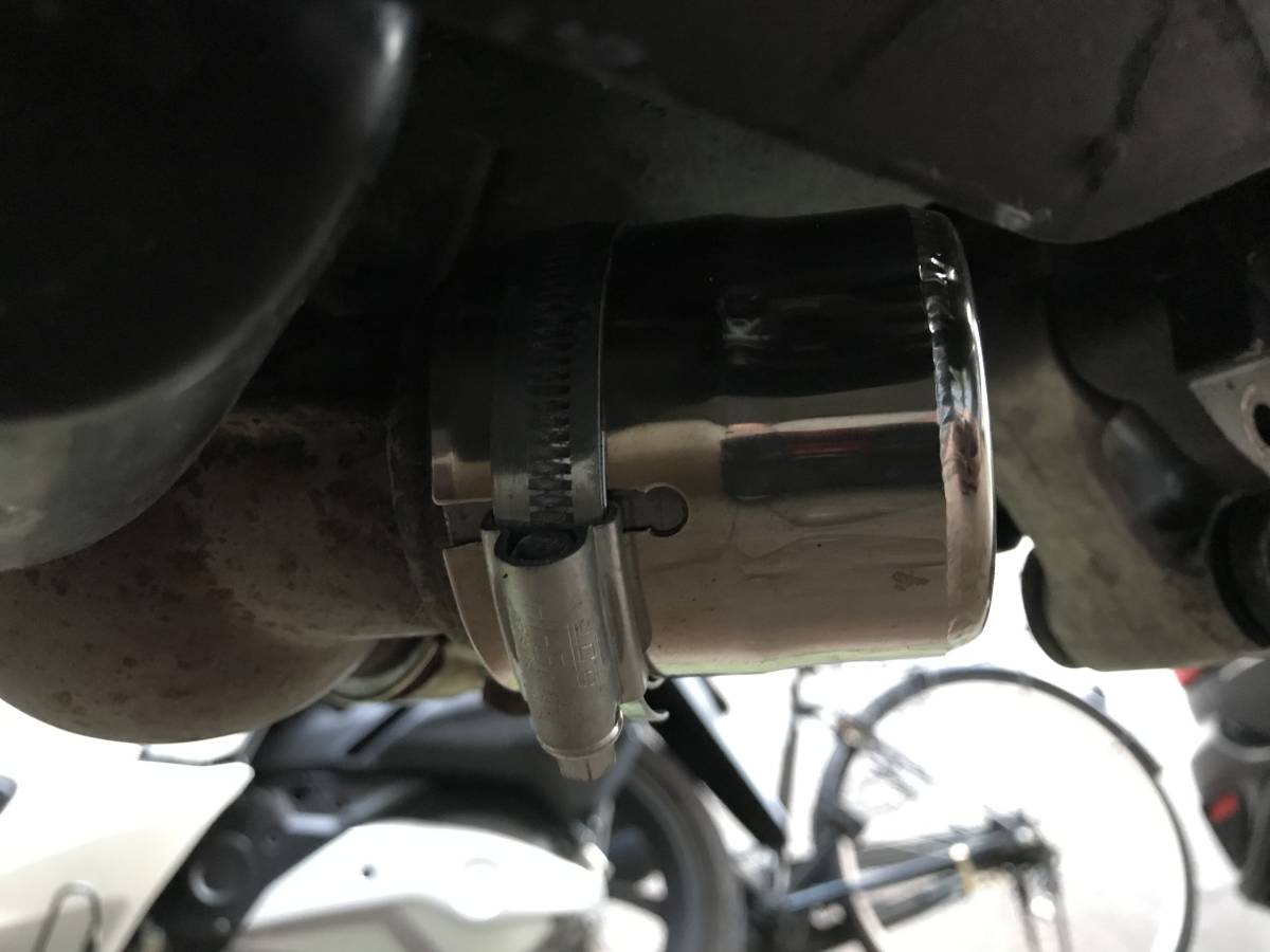 バイク ZZR1400テックサーフスリップオン取り付け金具付き