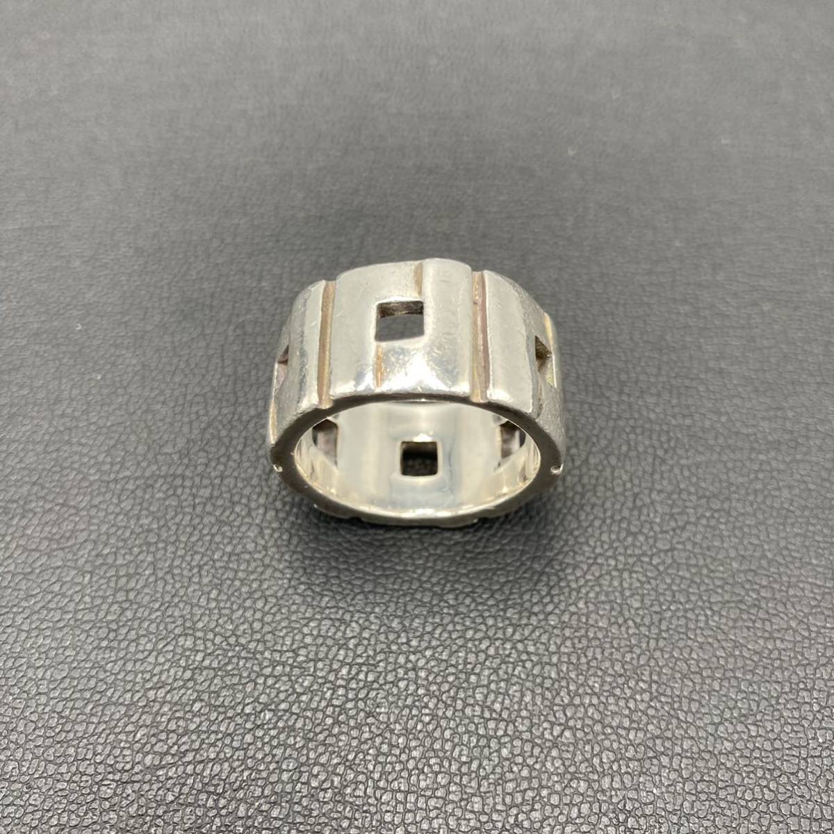 ★ GUCCI リング 17号 SILVER925 リング・指輪 17号GUCCI&frasl;グッチ シルバー925 ベルト アラベスク トレードマーク