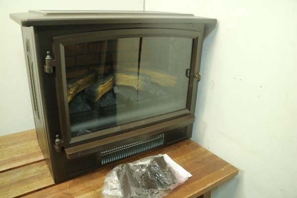 美品】 QVCジャパン 暖炉型パワーヒート DFI-5010-01 ファンヒーター
