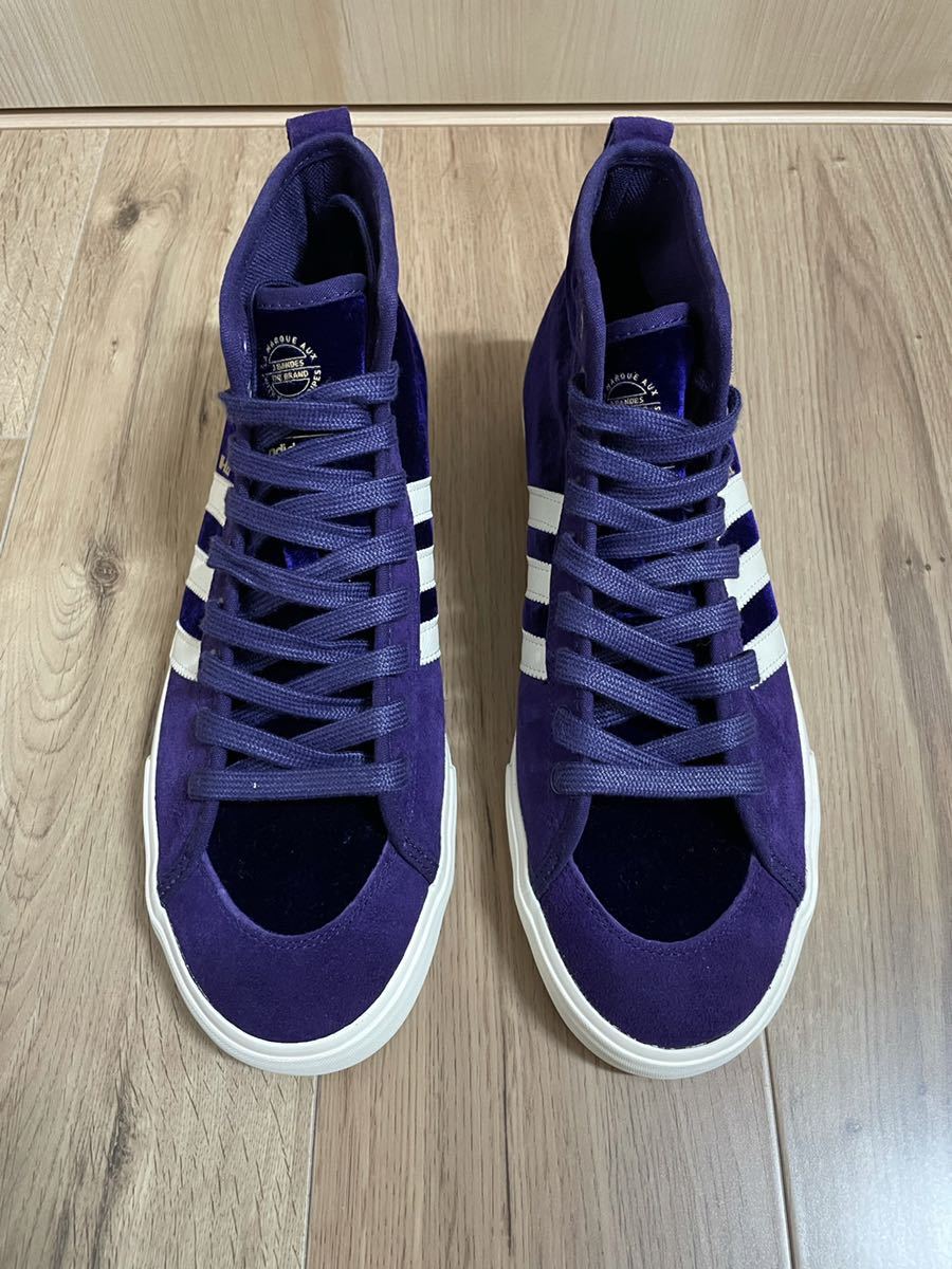 最新作，100%新品 adidas x NA-KEL SMITH MATCHCOURT HIGH RX purple 27㎝ US9 マッチコート アディダス 紫 Supreme 購入 ナケルスミス(27.0cm)｜売買されたオークション情報、yahooの商品情報をアーカイブ公開 - オークファン 27.0cm